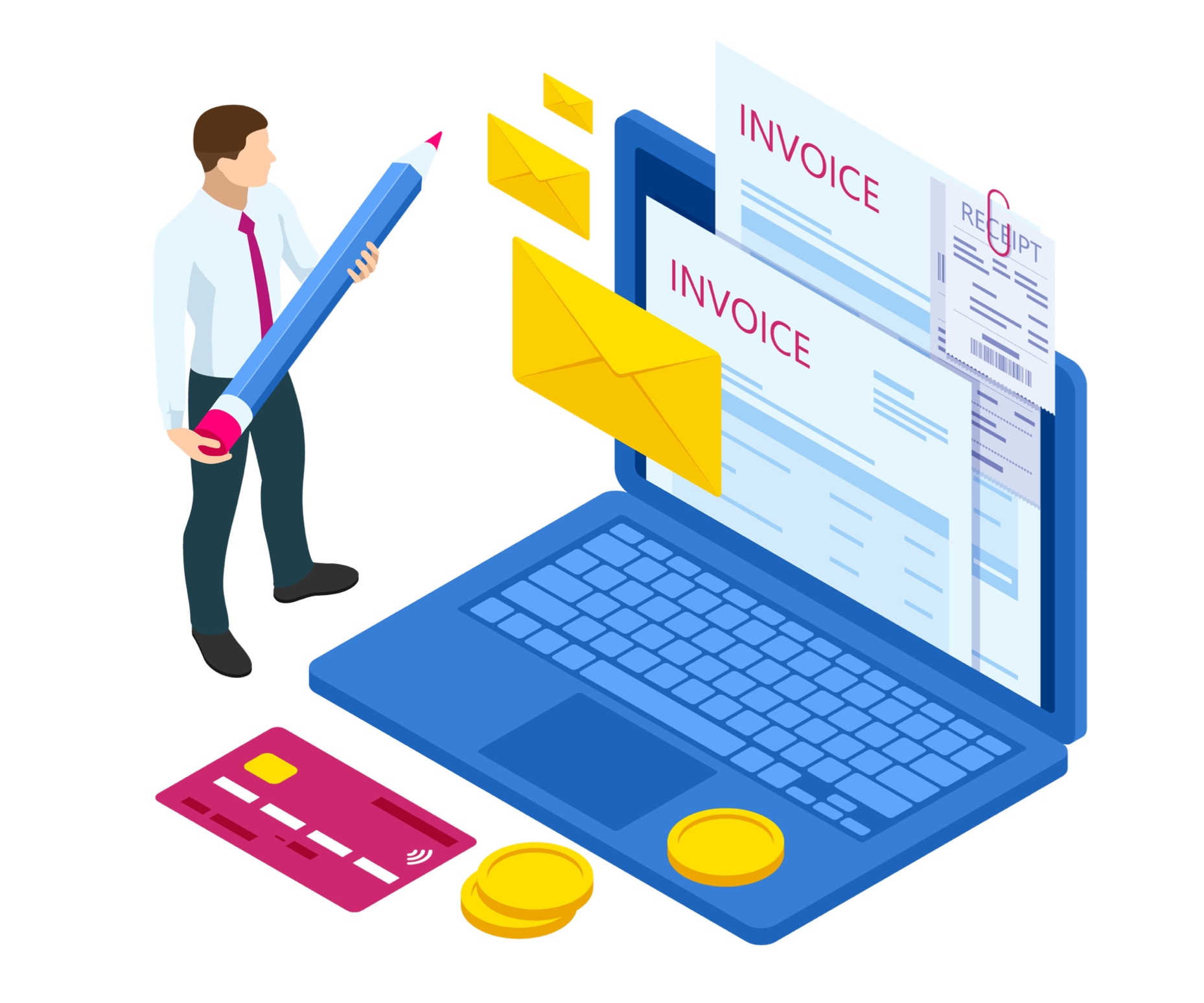 全力電子帳簿アイキャッチイラスト